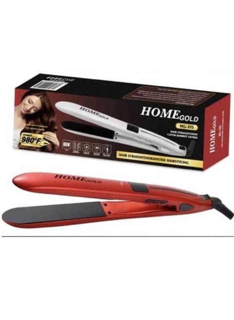 مكواة فرد الشعر Home Gold HG 215 تصفيف سريع واحترافي