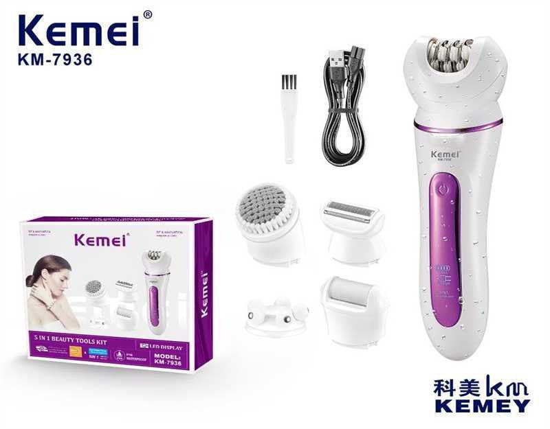 ماكينة إزالة الشعر الحريمي كيمي Kemei 7936 أداء دقيق وفعال