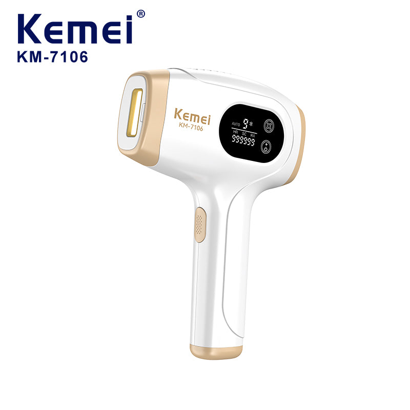 جهاز إزالة الشعر بالليزر Kemei 7106  تقنية IPL للاستخدام المنزلي